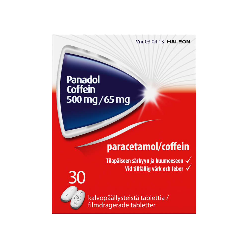 Panadol Coffein 500/65 mg -tabletit eri kokoja