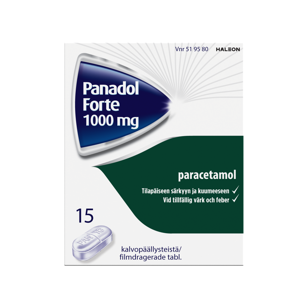 Panadol Forte  1000 mg - 15 tablettia
