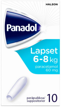 Panadol 60 mg -peräpuikot 10 kpl