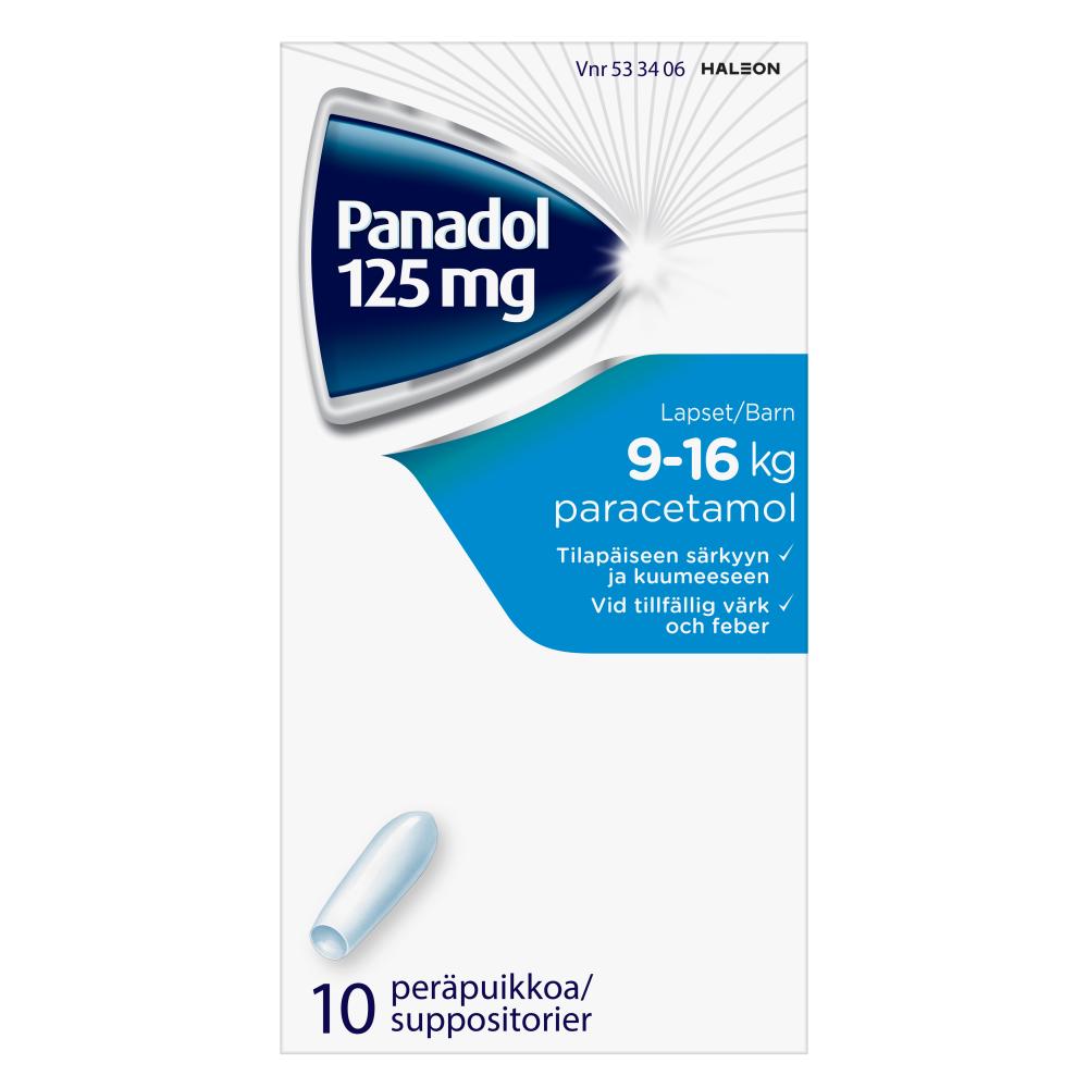 Panadol 125 mg -peräpuikot 10 kpl