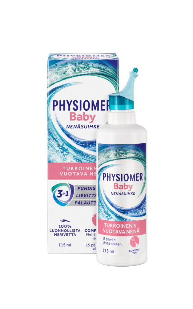 Physiomer Baby hellävarainen nenäsumute erityisesti vauvoille 115 ml