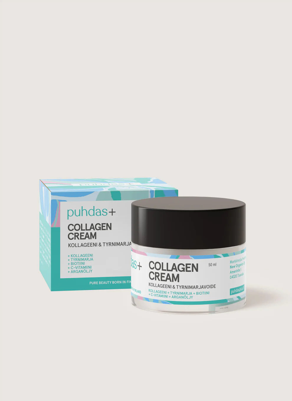 Puhdas+ Collagen Cream - Kollageeni & tyrnimarjavoide 50 ml