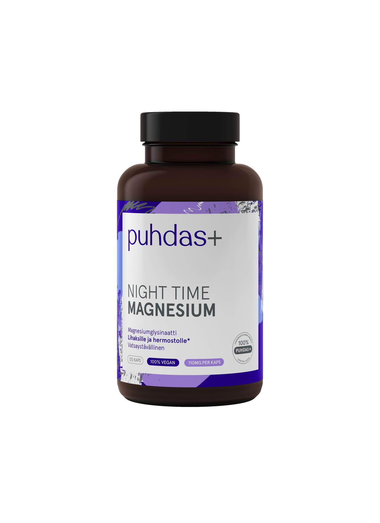 Puhdas+ Night Time Magnesium 120 kaps.