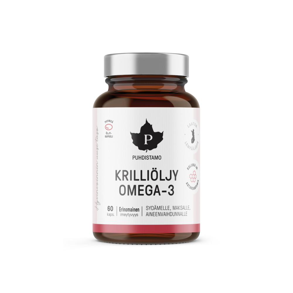 Puhdistamo Krilliöljy Omega-3 60 kaps