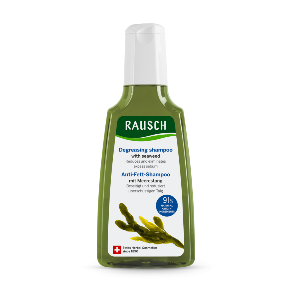 RAUSCH Rasvoittumista vähentävä Merilevä shampoo 200 ml