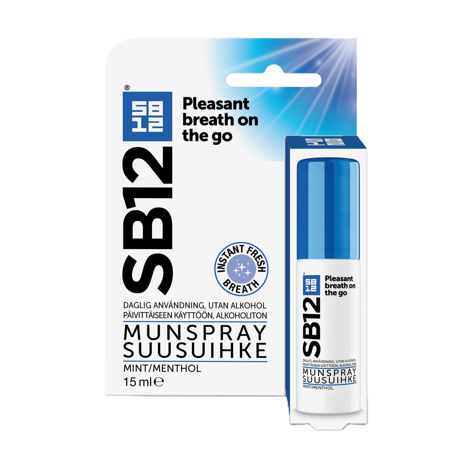 SB12 Original Suusuihke Minttu/Menthol - Apteekkiplus.fi
