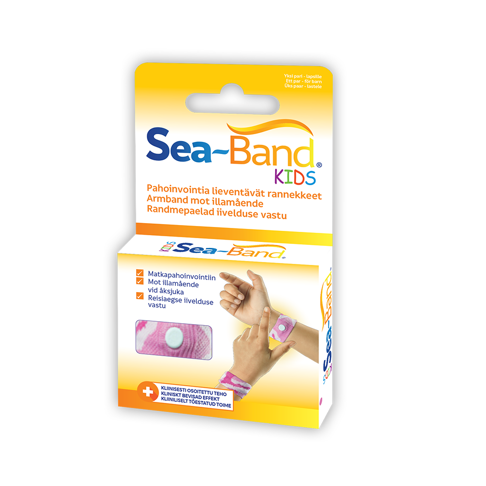 Sea-Band Kids pahoinvointirannekkeet lapselle