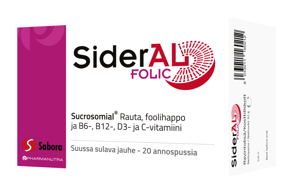 SiderAL Folic 30 mg 20 pss