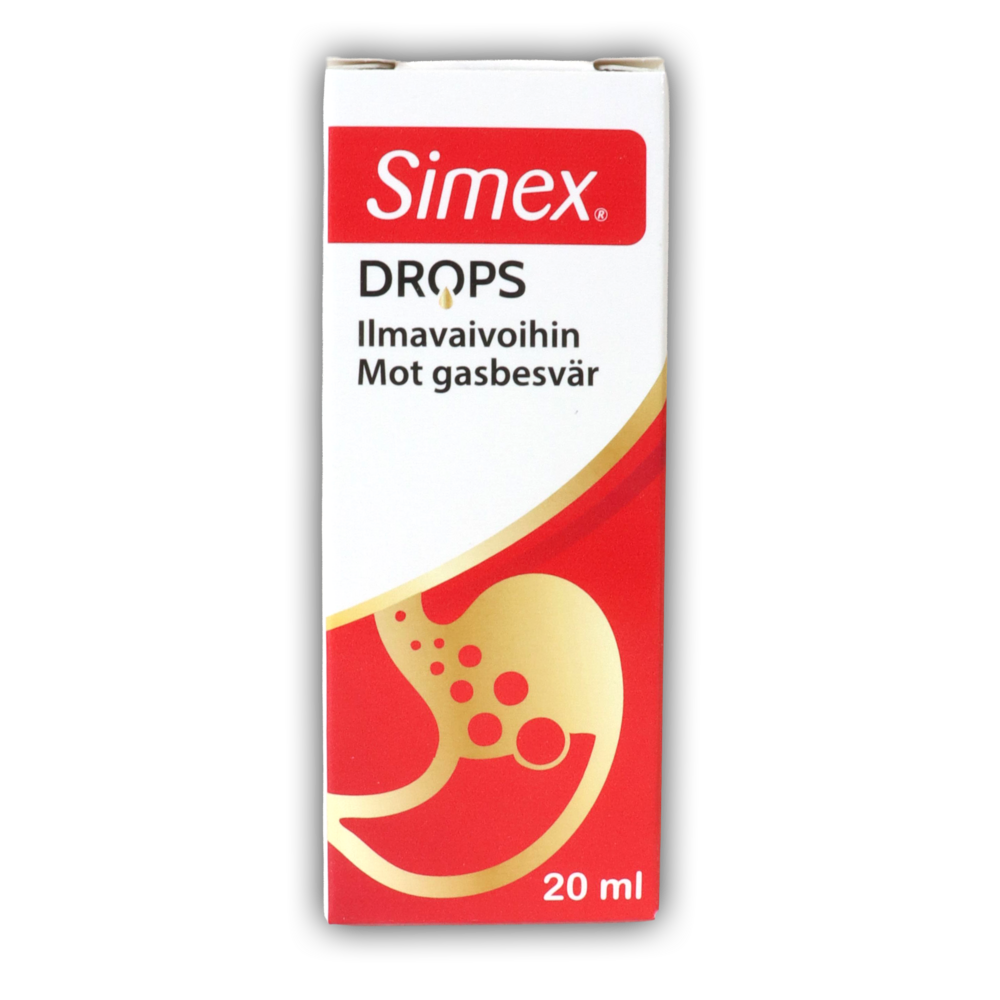 Simex Drops 20 ml - ilmavaivojen hoitoon