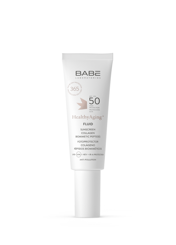 BABE Healthyaging+ Fluid Sunscreen SPF 50