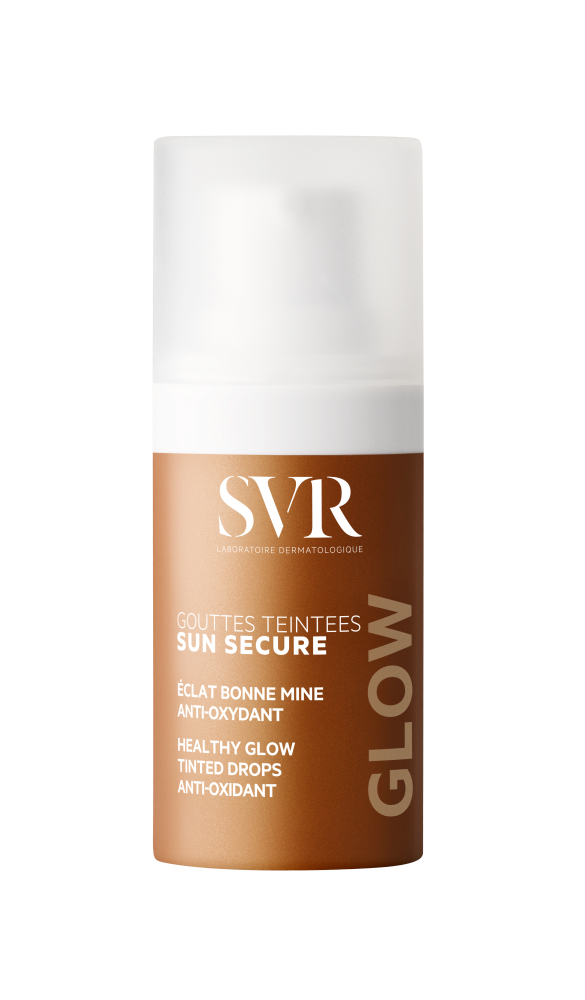SVR SUN SECURE Glow Drops sävyttävät tehotipat kasvoille 15 ml