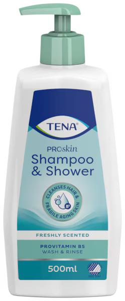 TENA shampoo & shower suihkushampoo 500 ml