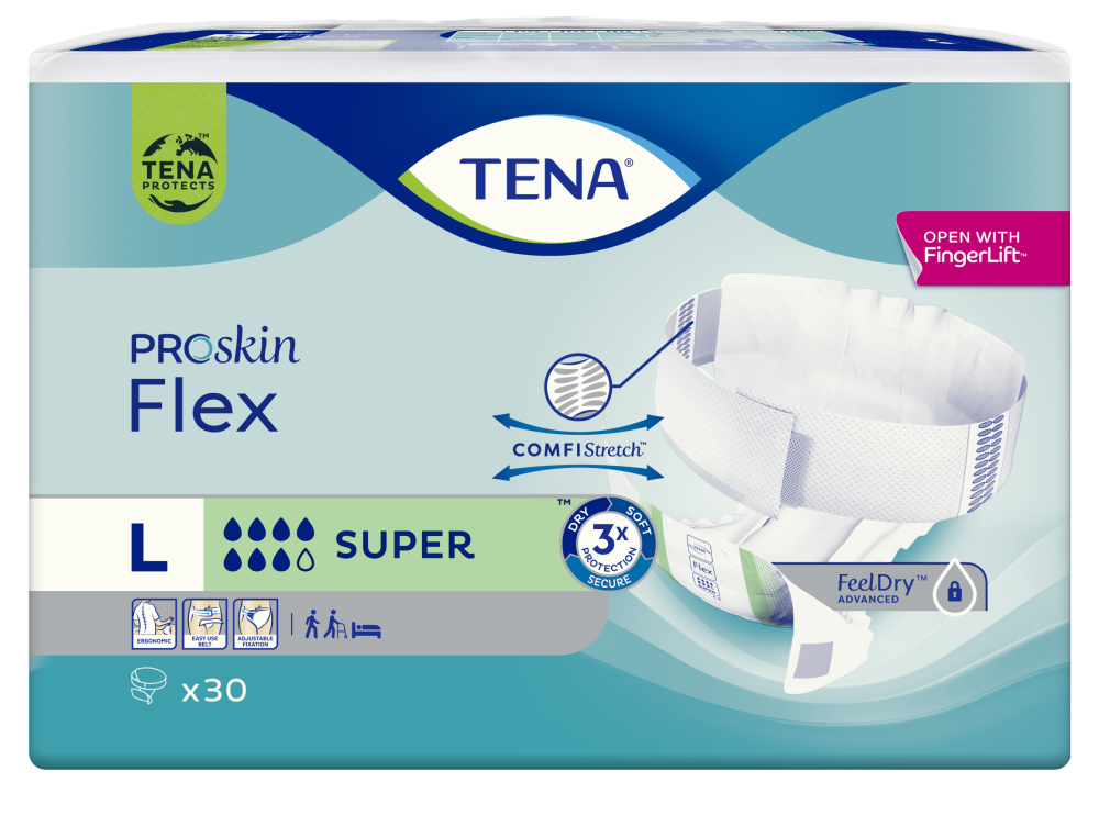 TENA FLEX SUPER 30 kpl -eri kokoja
