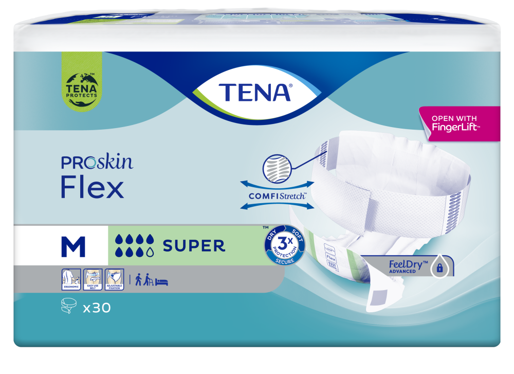 TENA FLEX SUPER 30 kpl -eri kokoja