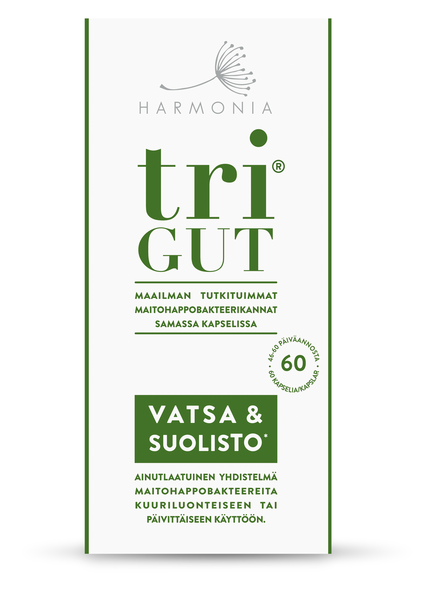Harmonia triGUT maitohappobakteerivalmiste 60 kaps