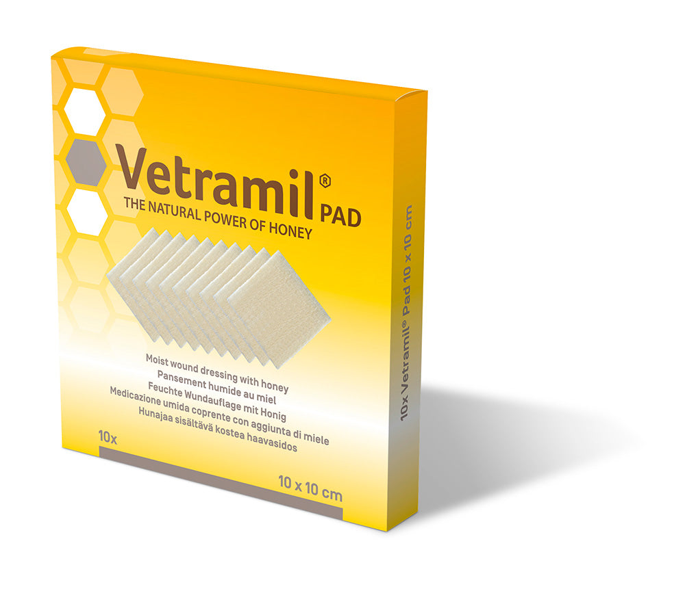 Vetramil Pad hunajaa sis. haavataitos 10x10cm