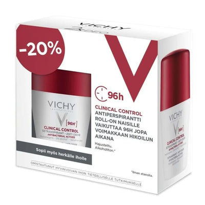Tuplapakkaus Vichy Clinical Control Roll-on Antiperspirant Deodorant