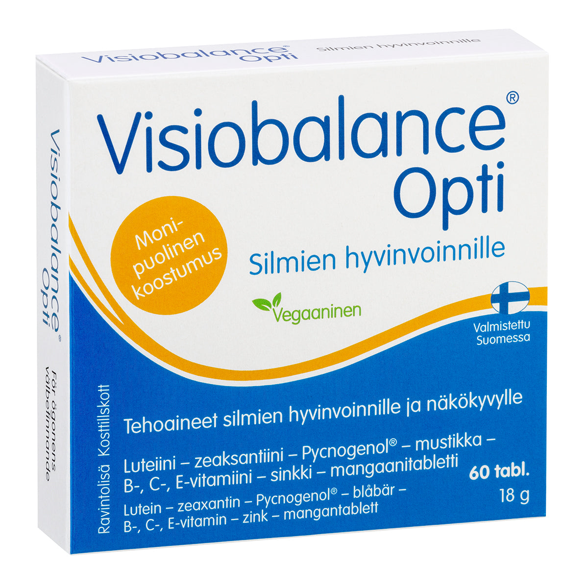 VISIOBALANCE OPTI -silmien hyvinvoinnille 40 kaps.