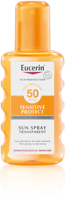 Eucerin Sensitive Protect Sun Spray Transparent SPF50+