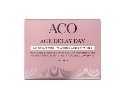 ACO Face Age Delay Day Cream Dry Skin SPF15