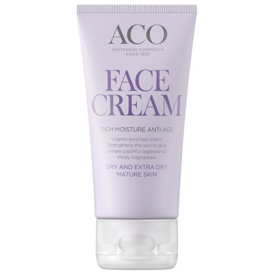 ACO Face Anti-Age Rich Moisture Face Cream -hoitovoide aikuiselle kuivalle iholle