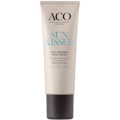 ACO Sun Face Sun Kissed Face Cream -asteittain ruskettava kasvovoide