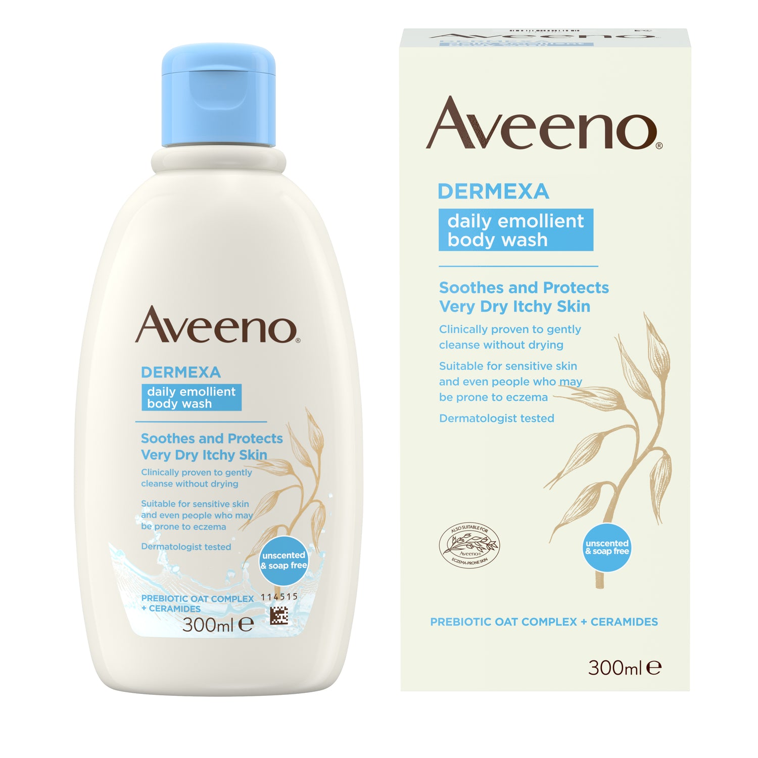 Aveeno Dermexa Daily Emollient Body Wash pesuneste