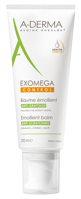 A-DERMA Exomega Control Balm täyteläinen hoitovoide