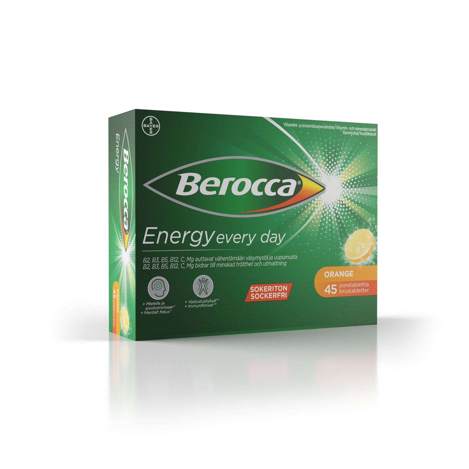 Berocca Energy Orange poretabletti -eri kokoja
