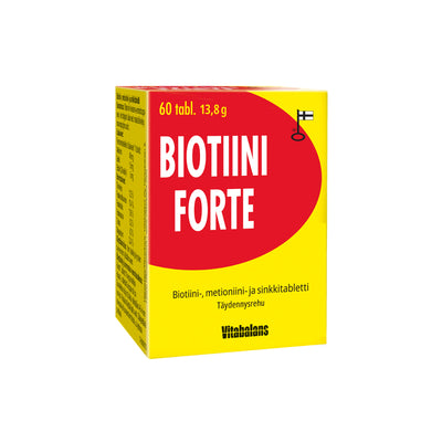 Biotiini Forte vet ihon ja turkin hyvinvointiin koirille ja kissoille -Eri pakkauskokoja