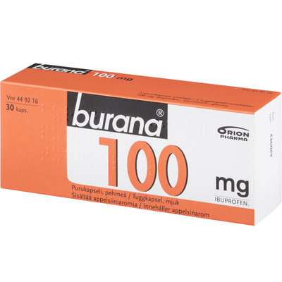 Burana 100 mg 30 purukapselia