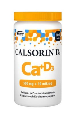Calsorin 500mg + D3 10 mikrog 100 tablettia