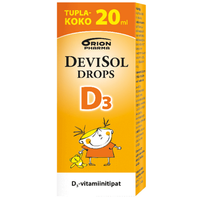 DeviSol D3 Drops D-vitamiinitipat -20 ml SÄÄSTÖPAKKAUS