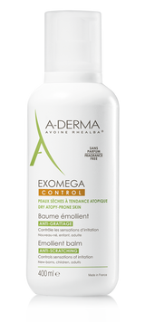 A-DERMA Exomega Control Balm täyteläinen hoitovoide 400 ml