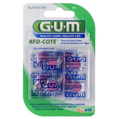 GUM Red-Cote plakkivärjäystabletit