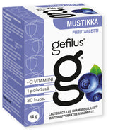 Gefilus Mustikka purutabletti -eri kokoja
