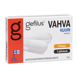 Gefilus VAHVA Maitohappobakteeri Kuuri 10 kaps.