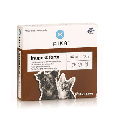 Aika Inupekt Forte 60 tabl -Lemmikkien suoliston hyvinvointiin