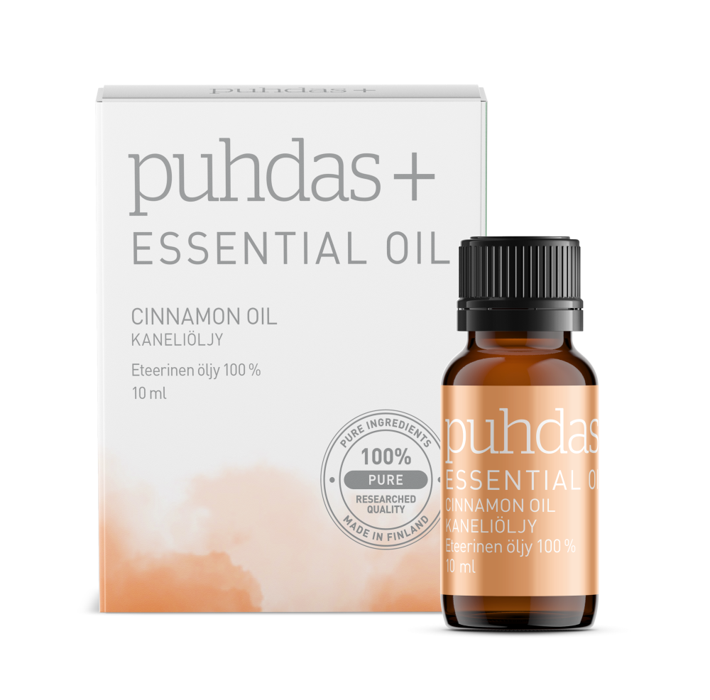 Puhdas+ Eteerinen kaneliöljy 10 ml