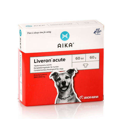 Aika LIVERON acute 60 TABL -maksan toiminnon tueksi koirille
