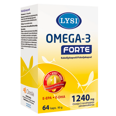 Lysi Omega-3 Forte 64 kaps