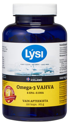 Lysi Omega-3 Vahva kapseli 120 kpl