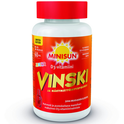 Minisun D-vitamiini Vinski ja näkymättömyyspulveri