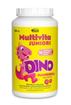 Multivita Juniori Dino Mansikka -pureskeltava monivitamiinitabletti -Eri pakkauskokoja