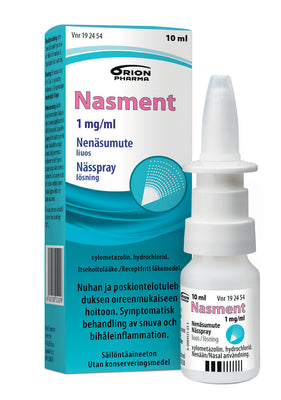 Nasment 1 mg/ml nenäsumute 10 ml
