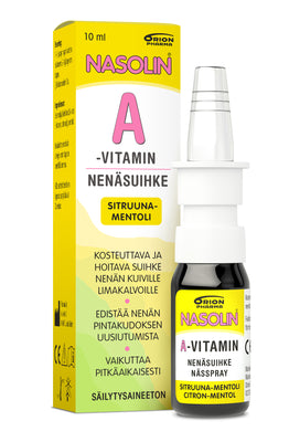 NASOLIN A-VITAMIN Sitruuna-Mentoli 10 ML