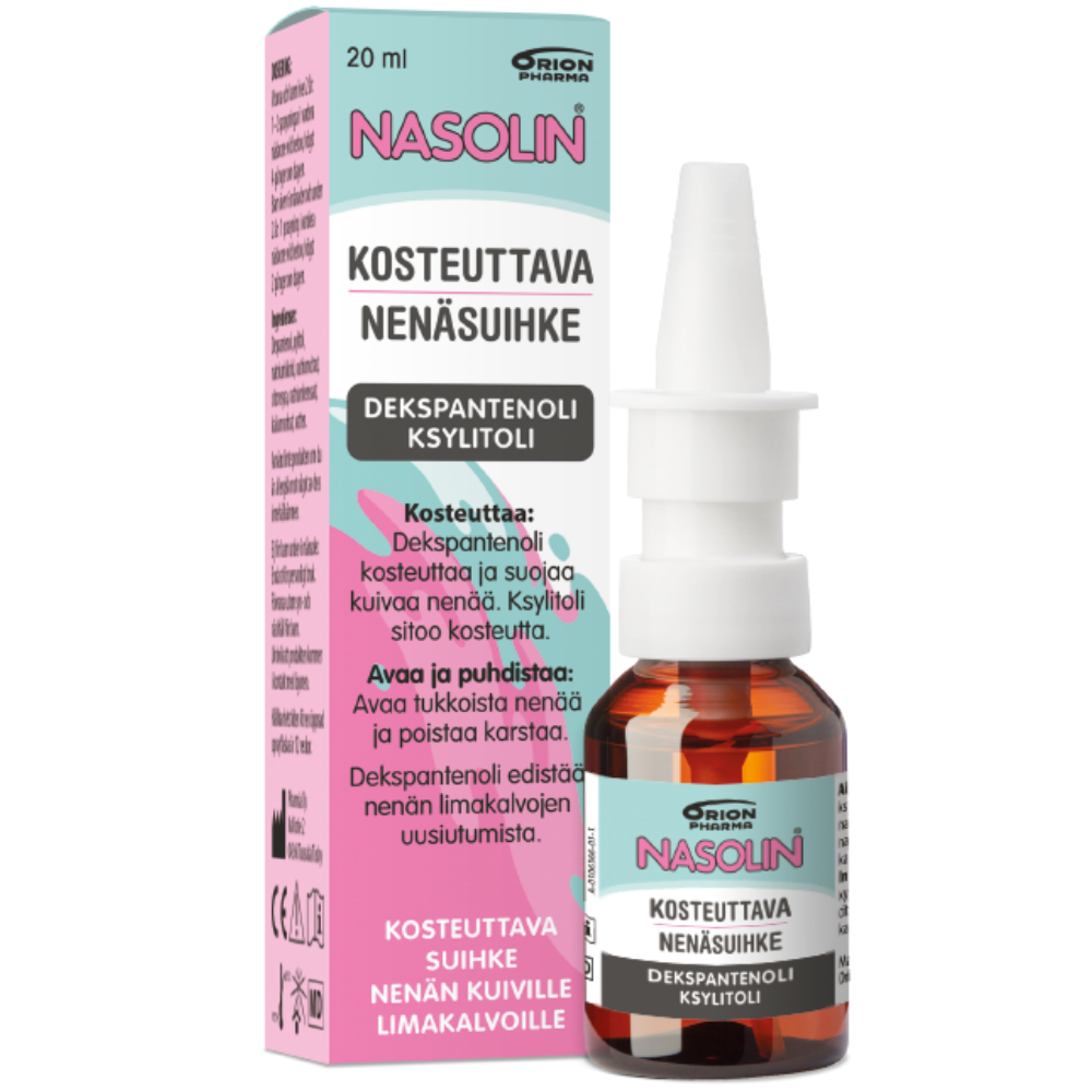 Nasolin kosteuttava nenäsuihke 20 ml