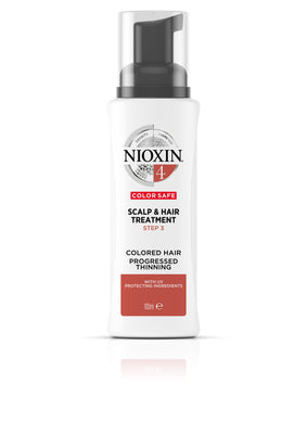 NIOXIN System 4 Scalp Treatment 100 ml -Tehohoito värjätyille, selvästi ohentuneille hiuksille