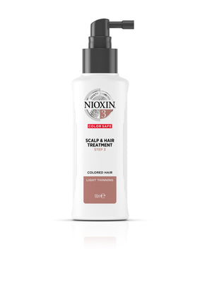 NIOXIN System 3 Scalp Treatment 100 ml -Tehohoito värjätyille, lievästi ohentuneille hiuksille