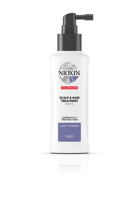 NIOXIN System 5 Scalp Treatment 100 ml -Tehohoito kemiallisesti käsitellyille, lievästi ohentuneille hiuksille